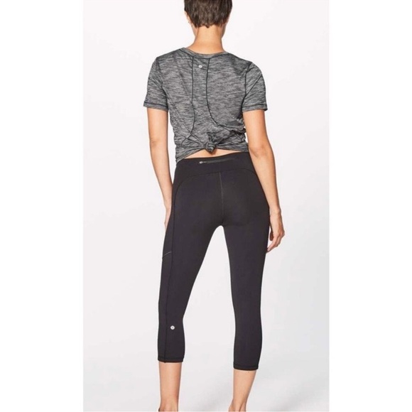Lululemon Speed Up Crop 21” W6AL7S Leggings Medium-Rise Workout Yoga - Picture 5 of 13